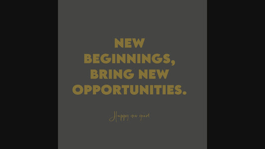 New beginnings, bring new opportunities