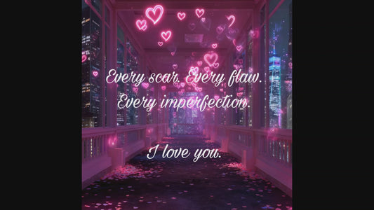 Every scar. Every flaw. Every imperfection. I love you.